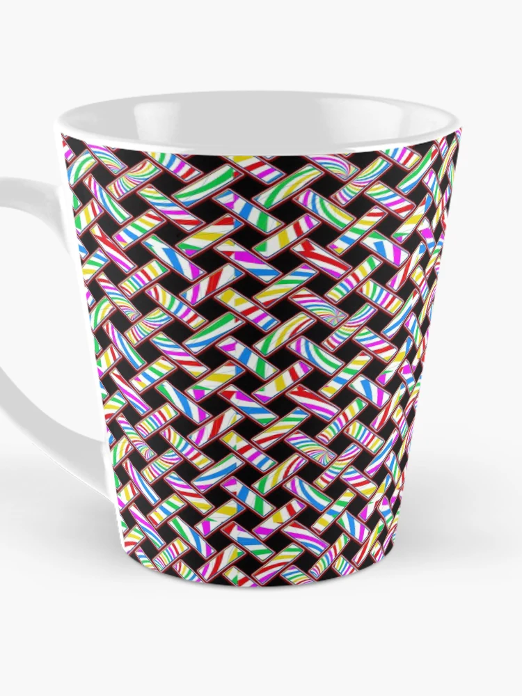 Thumbnail 3 of 4, Coffee Mug, Colorful Candy Bars Pattern designed and sold by RafaelLima7.