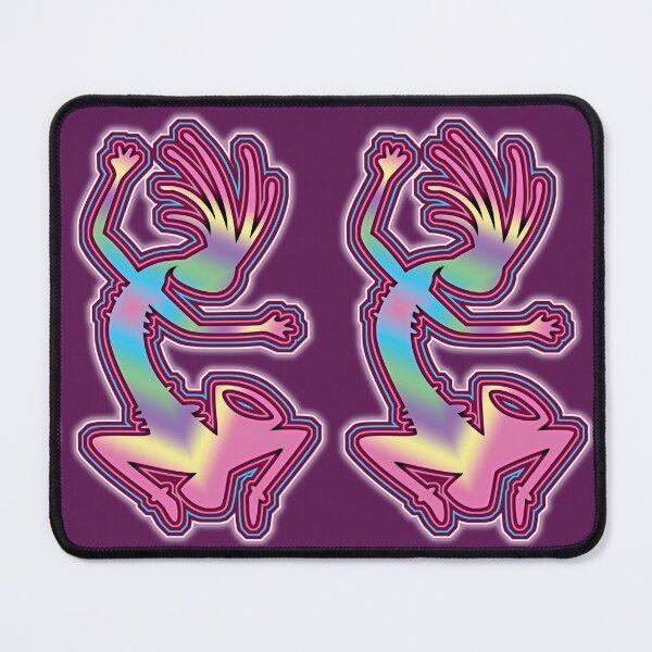 Item preview, Vaporwave colored Kokopelli drummer designed and sold by Neonyx2020.