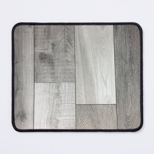 Item preview, geometric minimalist cubism grey white washed barn wood designed and sold by LEILA ART SPACE.