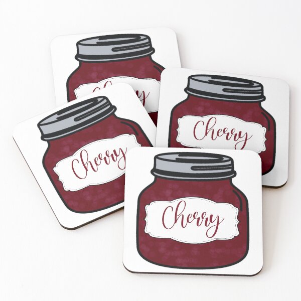Item preview, Cherry Jam Jar designed and sold by Happyhobbithole.