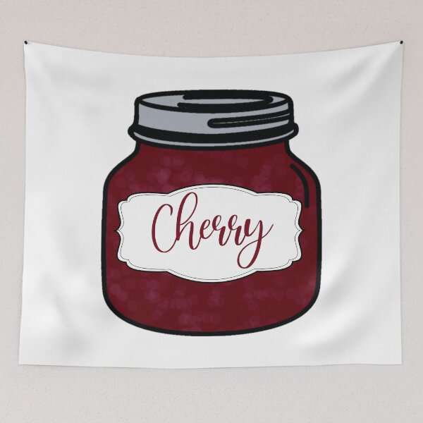 Item preview, Cherry Jam Jar designed and sold by Happyhobbithole.