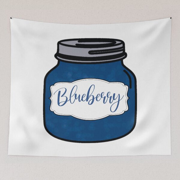 Item preview, Blueberry Jam Jar designed and sold by Happyhobbithole.