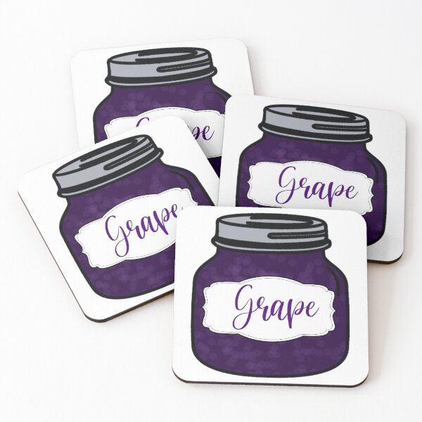 Item preview, Grape Jelly Jam Jar designed and sold by Happyhobbithole.