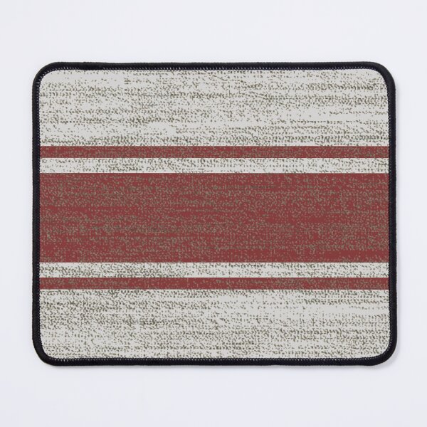 Item preview, 1980s farmhouse chic burgundy jacquard stripes linen french country designed and sold by LEILA ART SPACE.