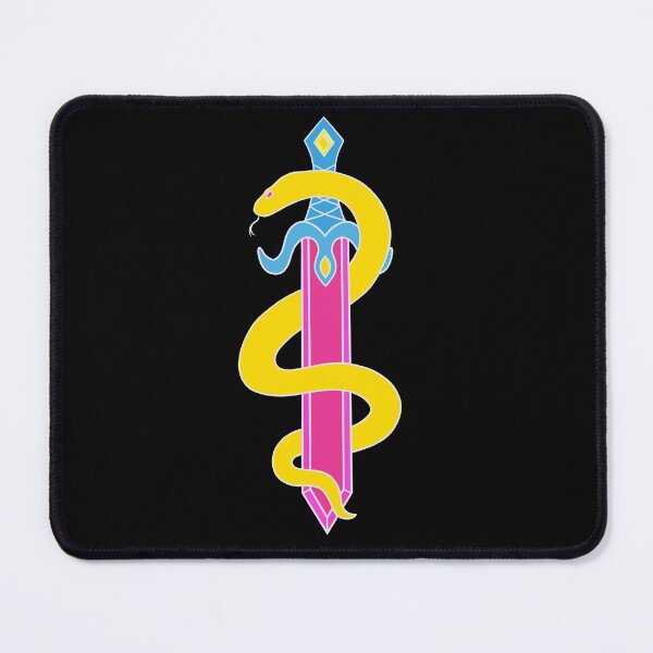 Item preview, Sword and Snake (Pansexual Colors) designed and sold by inatorinator.