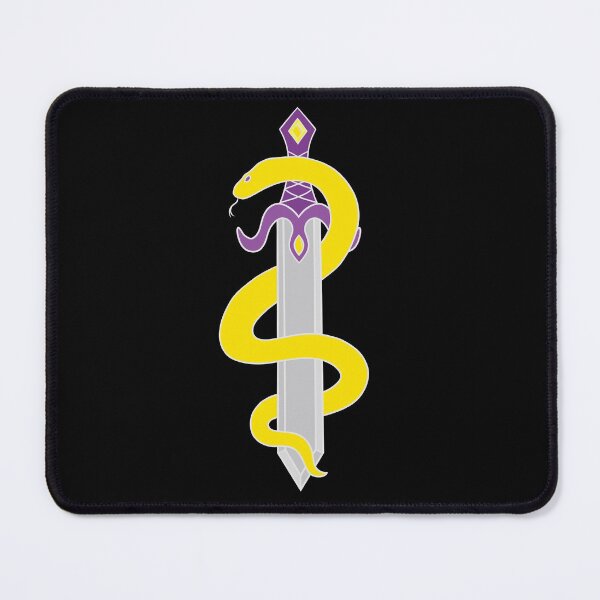 Item preview, Sword and Snake (Non-Binary Colors) designed and sold by inatorinator.