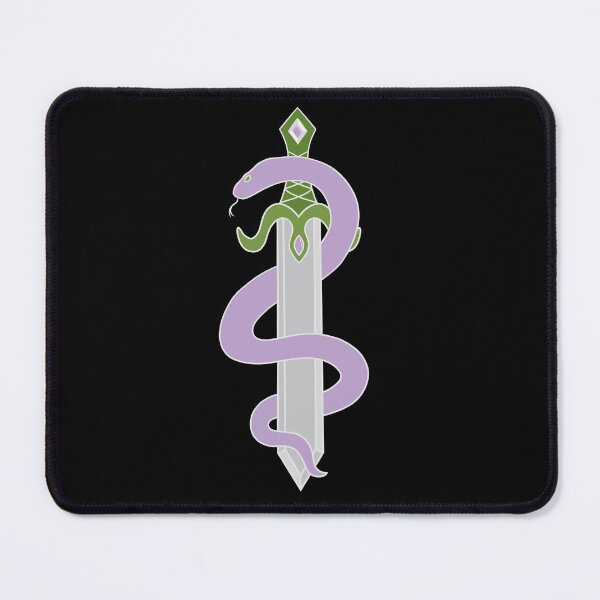 Item preview, Sword and Snake (Genderqueer Colors) designed and sold by inatorinator.