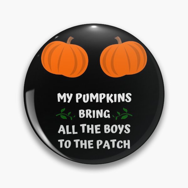 Item preview, Funny Halloween Pumpkin Boobs Bring All The Boys To The Patch designed and sold by appareltolove.