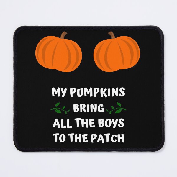 Item preview, Funny Halloween Pumpkin Boobs Bring All The Boys To The Patch designed and sold by appareltolove.