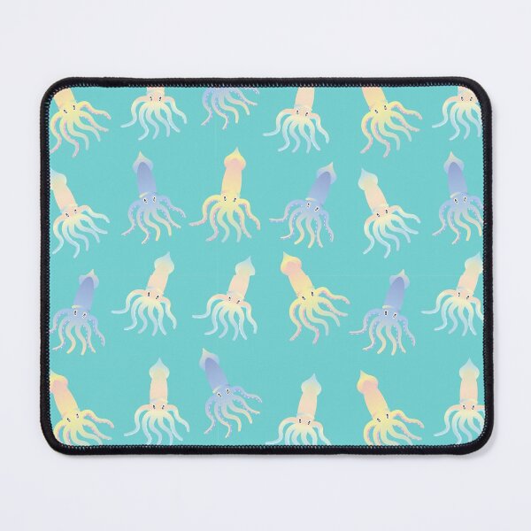 Item preview, A pattern with multicolored squid. designed and sold by LetoHi.