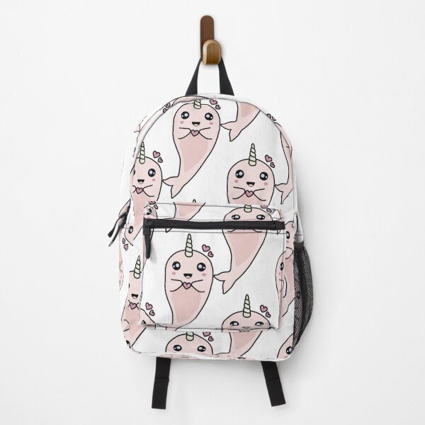 Vista previa del artículo con la obra «Baby Narwhal trae corazón», diseñado y vendido por SKdarealshop.