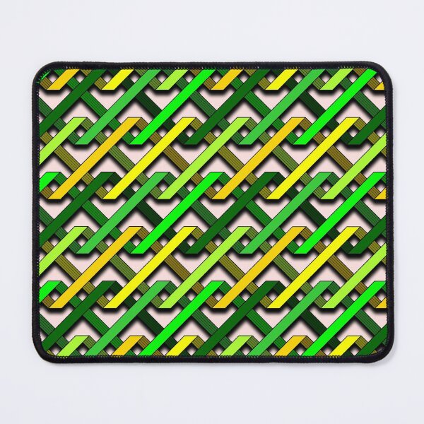 Item preview, Green and Yellow Tangles designed and sold by MathenaArt.