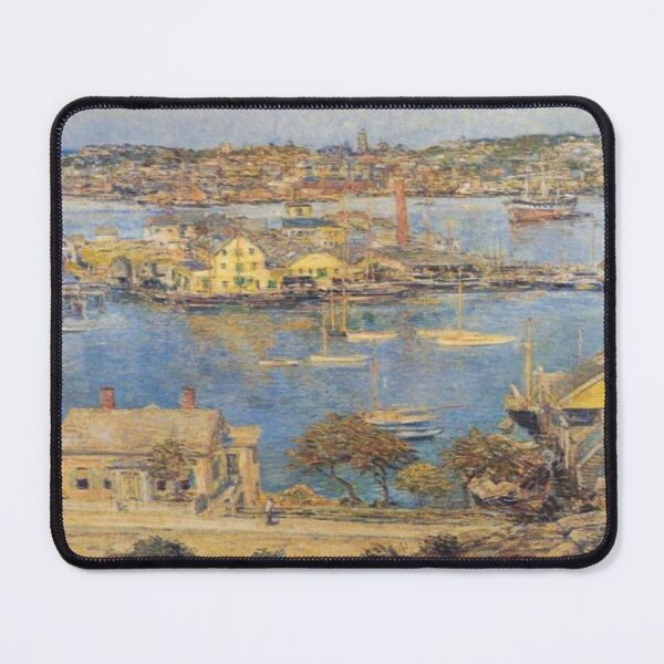 Item preview, Gloucester Harbor 1899 - Hassam Artwork Reproduction designed and sold by molamode.