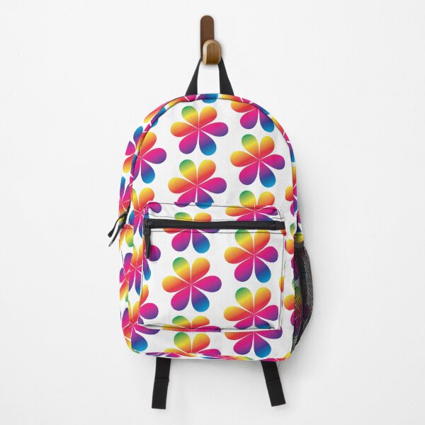 Item preview, Rainbow Flower with white background designed and sold by Kimber Nova.