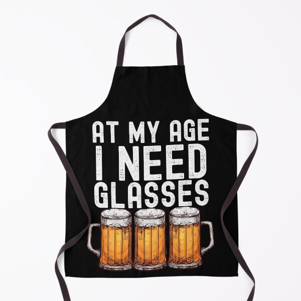 Item preview, At My Age I Need Glasses Beer Drinker designed and sold by retrodesigner14.