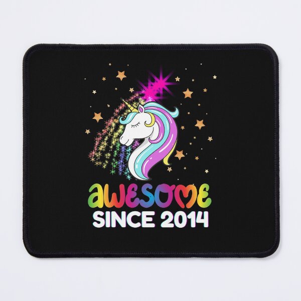 Item preview, 9th Birthday Awesome Since 2014 Rainbows and Unicorn designed and sold by Click-Like.