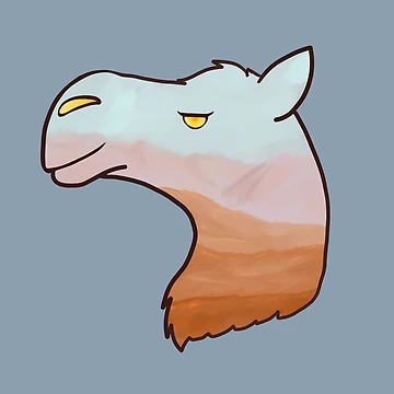 Artwork thumbnail, Desert Camel by JavaDraws