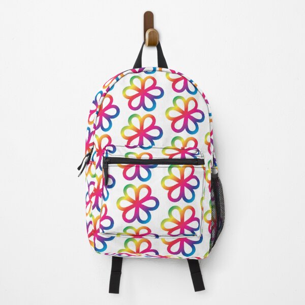 Item preview, Rainbow Flower with white background designed and sold by Kimber Nova.