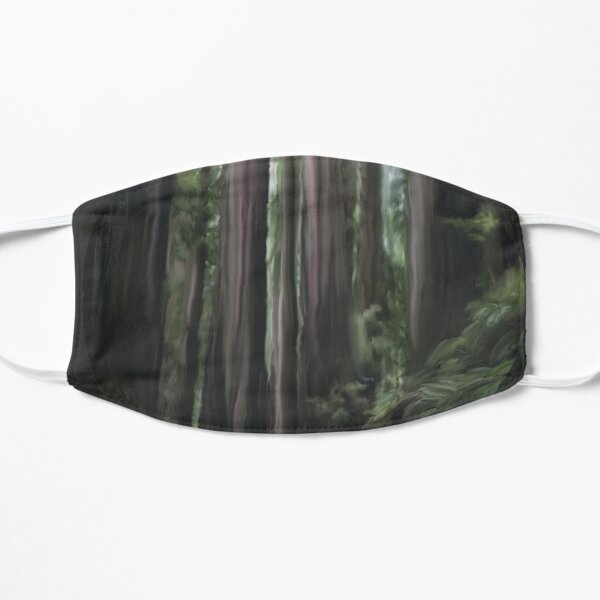 Redwood Forest Painting Flat Mask