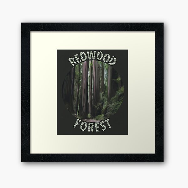 Item preview, Redwood Forest Painting designed and sold by Unhinged Heather.