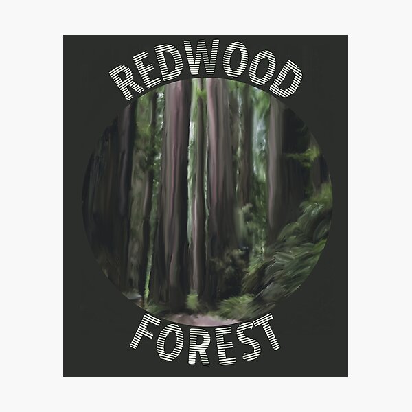 Item preview, Redwood Forest Painting designed and sold by Unhinged Heather.