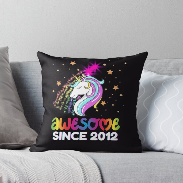 Item preview, 11th Birthday Awesome Since 2012 Rainbows and Unicorn designed and sold by Click-Like.