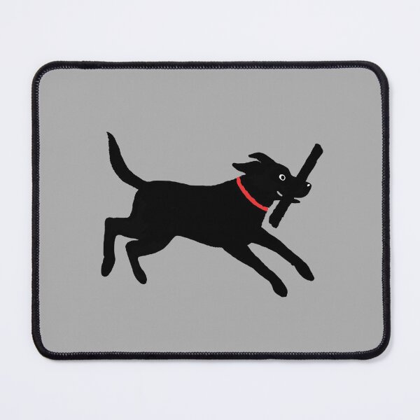 Item preview, Happy Black Lab Running | Cute Labrador Retriever designed and sold by Jenn Inashvili.