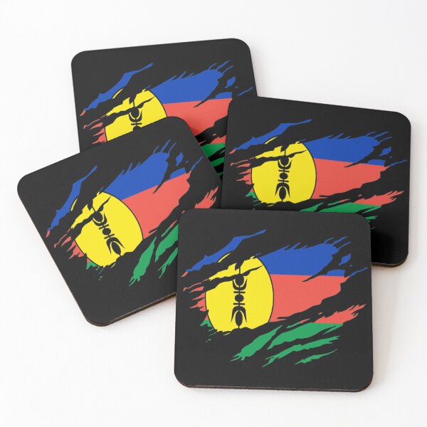 Item preview, New Caledonia flag torn style designed and sold by West indian touch.