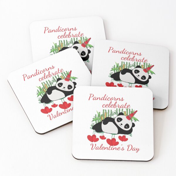 Item preview, Pandicorns Celebrate Valentines Day designed and sold by JustaGurli.