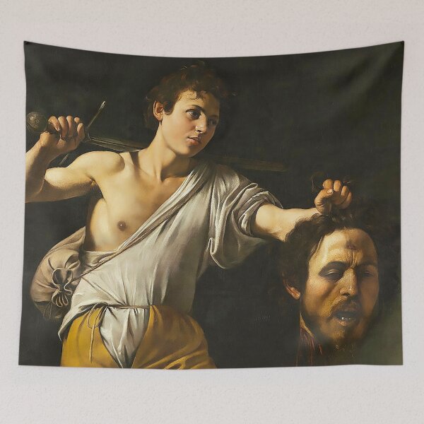 Item preview, David with the Head of Goliath (Caravaggio) designed and sold by HebrewAction.