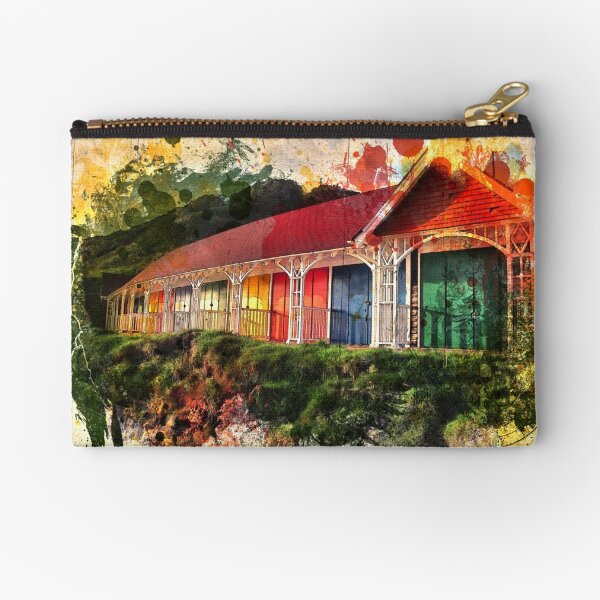 Beach Huts Zipper Pouch