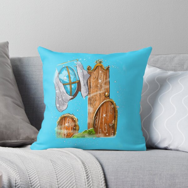 Ella The Elegant Doors And Windows Fairy Throw Pillow