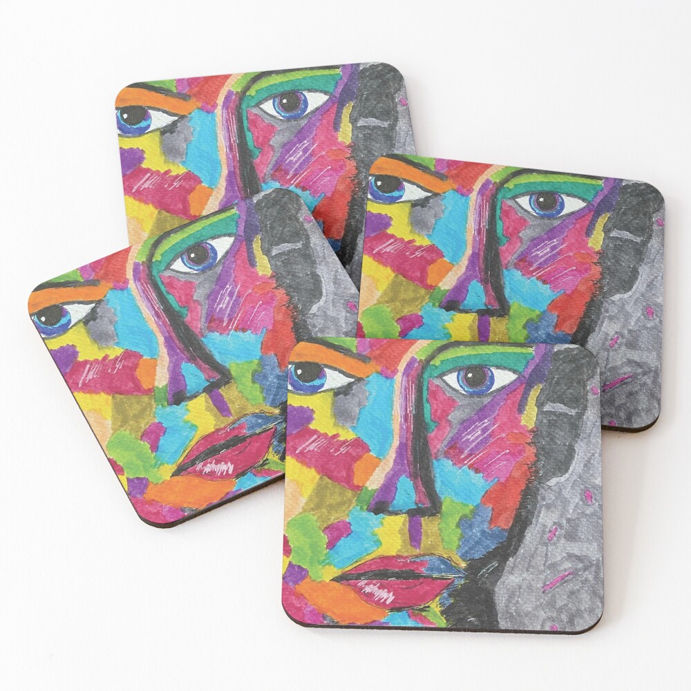 Item preview, Coasters (Set of 4) designed and sold by RandaRubyRed.