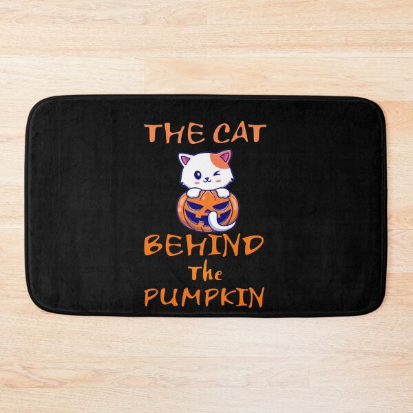 Item preview, The cat behind the pumpkin designed and sold by Mohamed Orav.