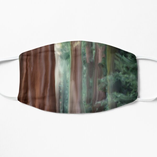 Redwood Forest Painting Flat Mask