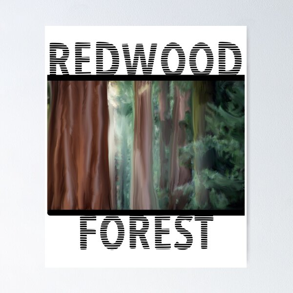 Item preview, Redwood Forest Painting designed and sold by Unhinged Heather.