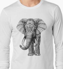 Camiseta de manga larga Elefante adornado