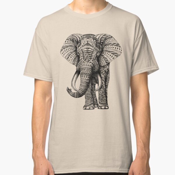 Ornate Elephant Classic T-Shirt
