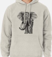 Verzierter Elefant Hoodie