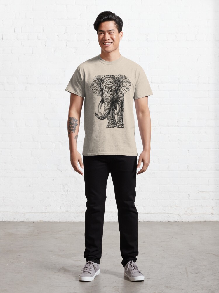Alternate view of Ornate Elephant Classic T-Shirt