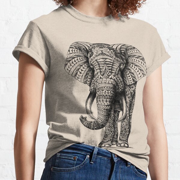 Ornate Elephant Classic T-Shirt
