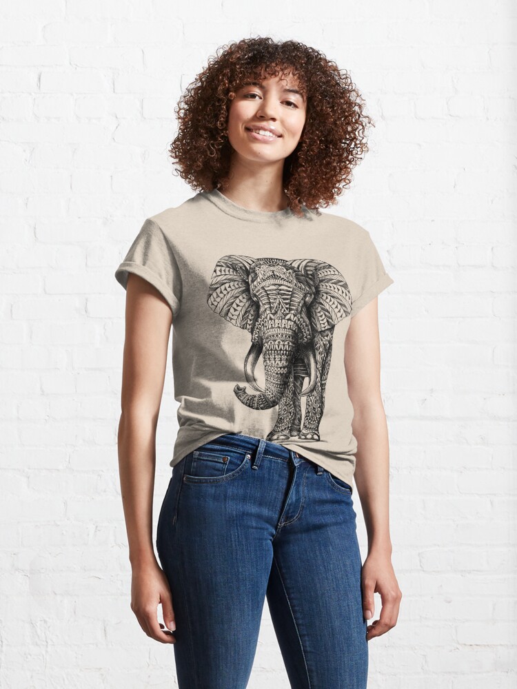 Alternate view of Ornate Elephant Classic T-Shirt