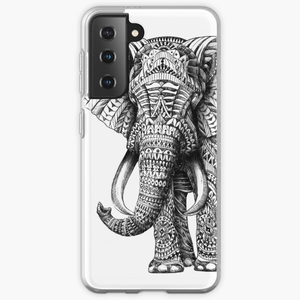 Verzierter Elefant Samsung Galaxy Flexible Hülle