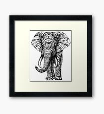 Ornate Elephant Framed Print