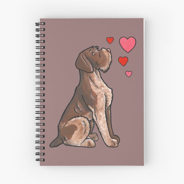 Item preview, German Wirehaired Pointer love designed and sold by animalartbyjess.