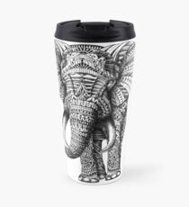 Verzierter Elefant Thermosbecher