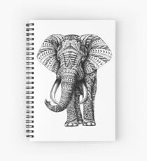 Ornate Elephant Spiral Notebook