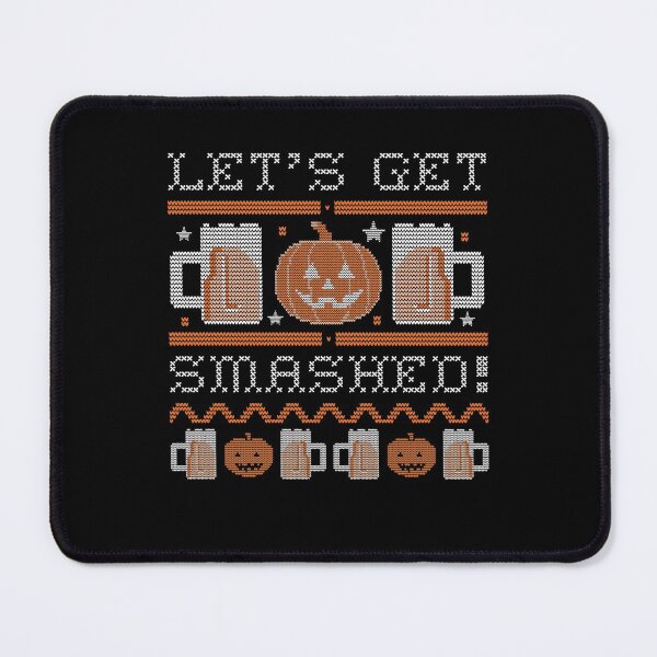 Item preview, Let's get Smashed Funny Halloween Ugly Sweater designed and sold by Zurickdesigns.