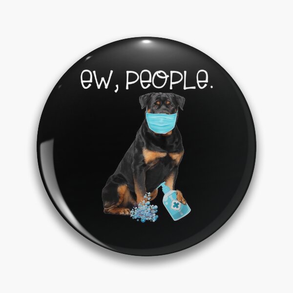 Item preview, Rottweiler Ew People Dog Wearing A Face Mask   designed and sold by joh1zwfkristy.