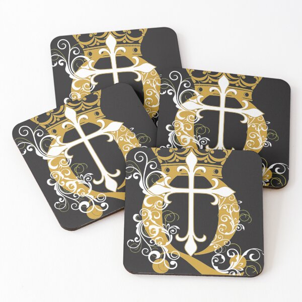 Item preview, Cross Q Crown in Gold Classic designed and sold by TracyKuhns.